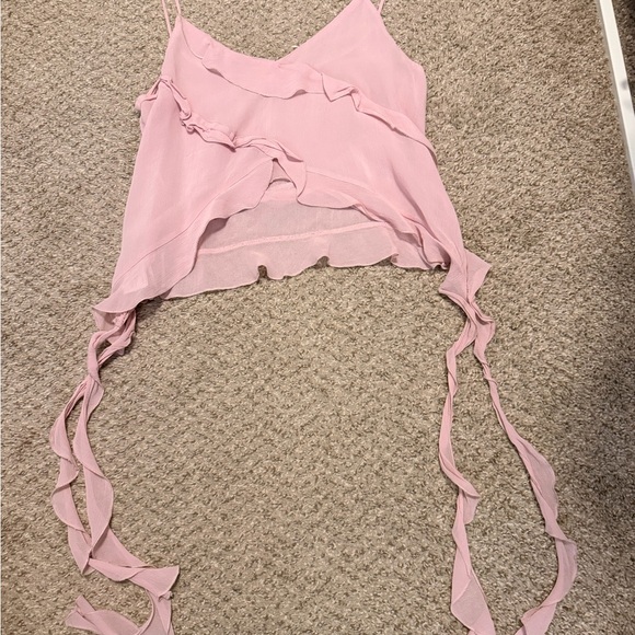 Mango Pink Chiffon Ruffle Too - Picture 9 of 11